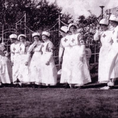 Nurses on the lawn